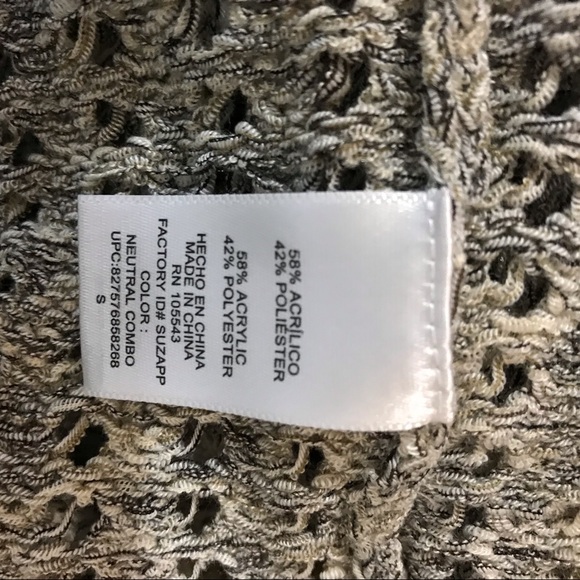 Peter Som open crochet sweater size small - Picture 5 of 8